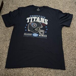 Fanatics Navy Tennessee Titans Short Sleeve Tee